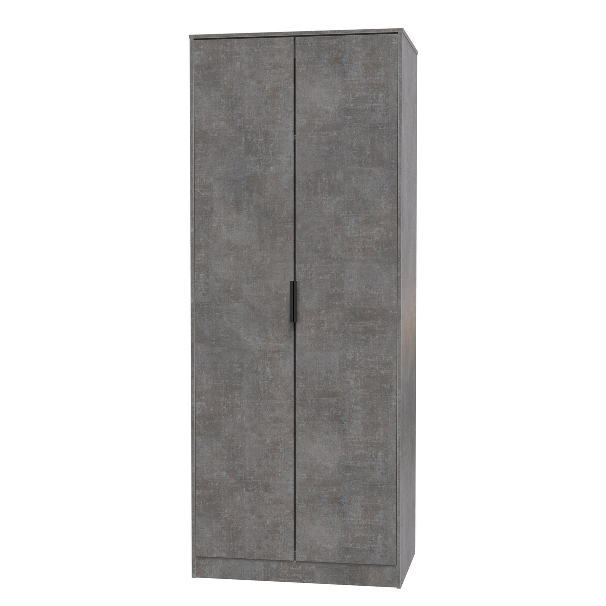 Diego 2 Door Wardrobe with Black Fittings - Welcome Furniture