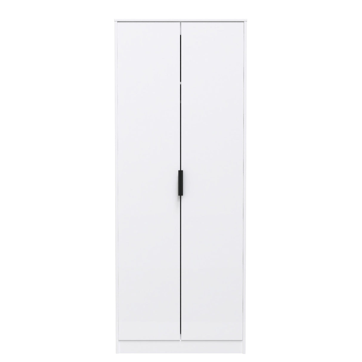 Diego 2 Door Wardrobe with Black Fittings - Welcome Furniture