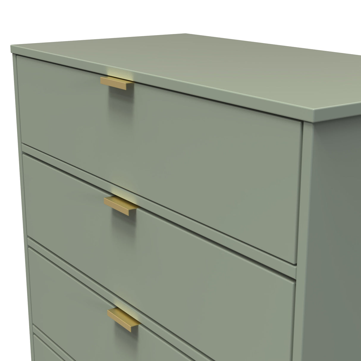 Diego 4 Drawer Chest with Gold Frame Legs - Welcome Furniture