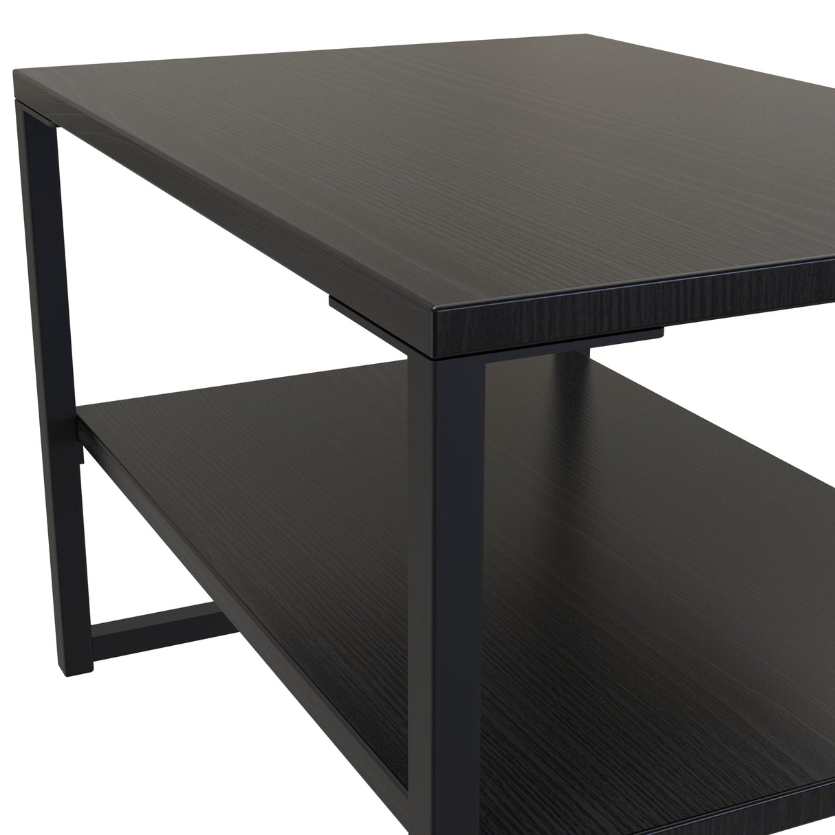 Diego Lamp Table with Black Frame Legs - Welcome Furniture
