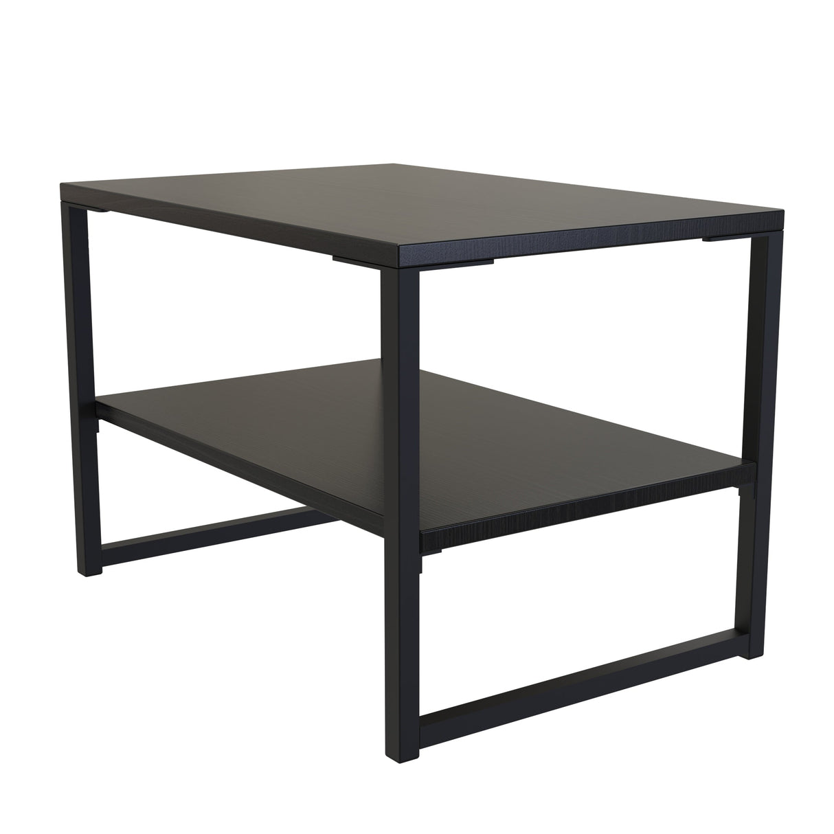 Diego Lamp Table with Black Frame Legs - Welcome Furniture
