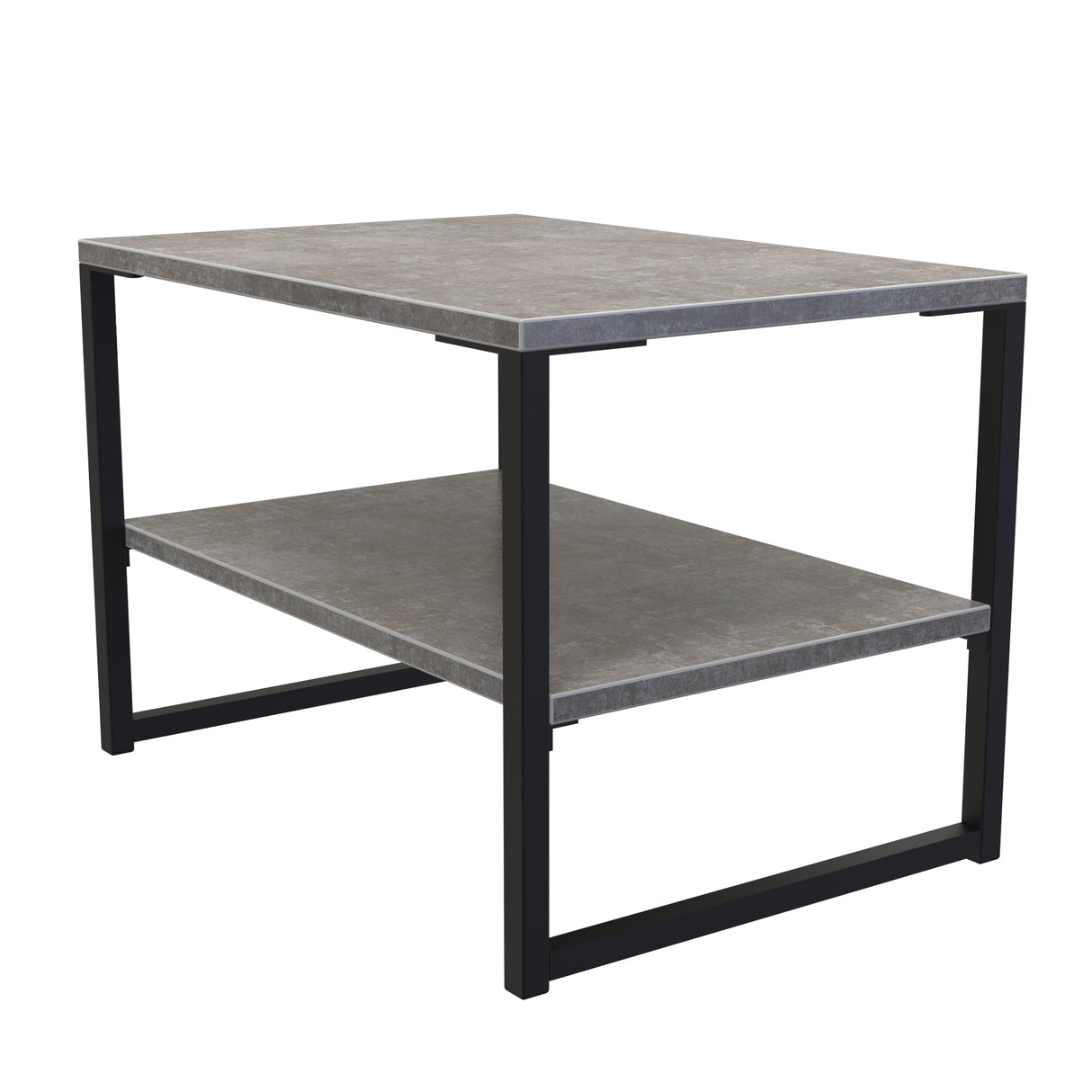 Diego Lamp Table with Black Frame Legs - Welcome Furniture