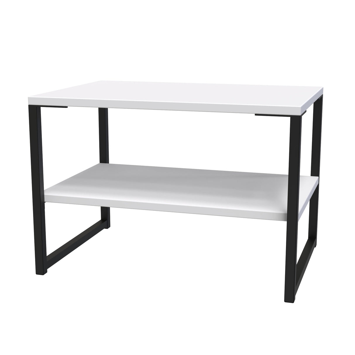 Diego Lamp Table with Black Frame Legs - Welcome Furniture