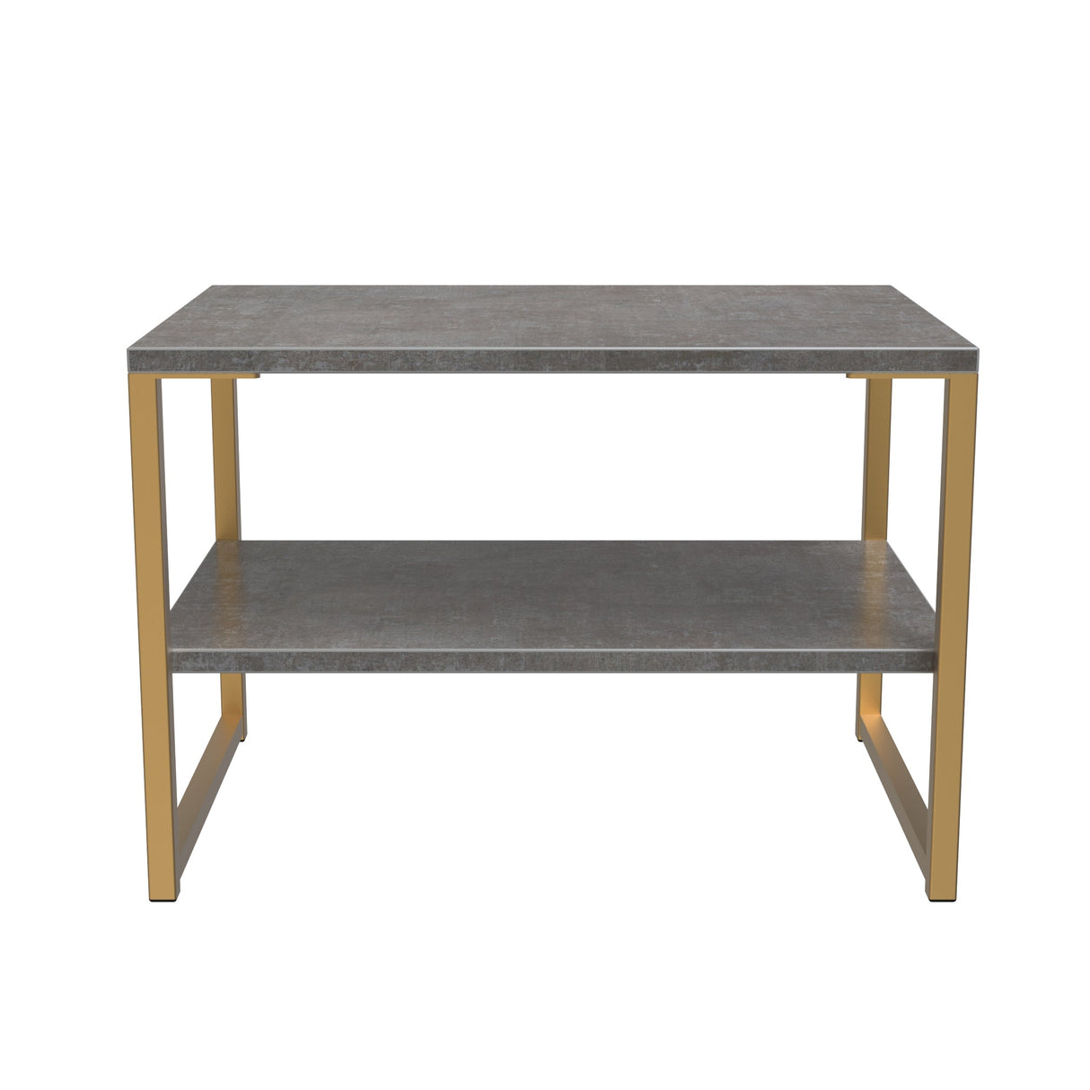 Diego Lamp Table with Gold Frame Legs - Welcome Furniture