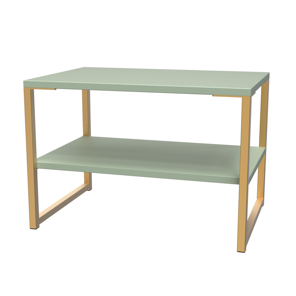 Diego Lamp Table with Gold Frame Legs - Welcome Furniture