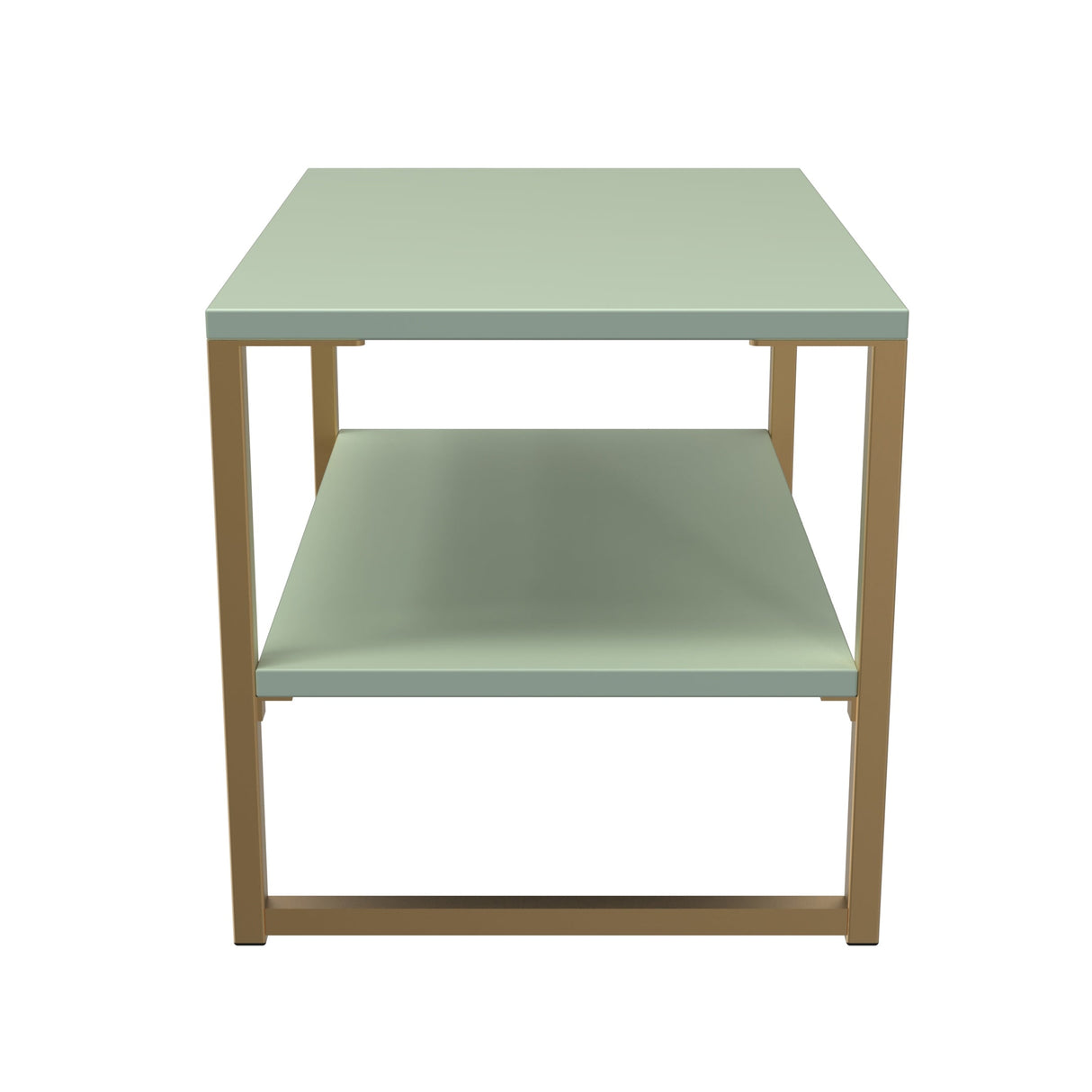 Diego Lamp Table with Gold Frame Legs - Welcome Furniture