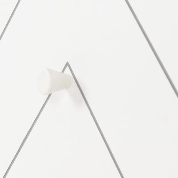 Dixie 2 Drawer Bedside Table - Seconique