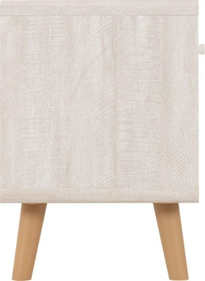 Dixie 2 Drawer Bedside Table - Seconique