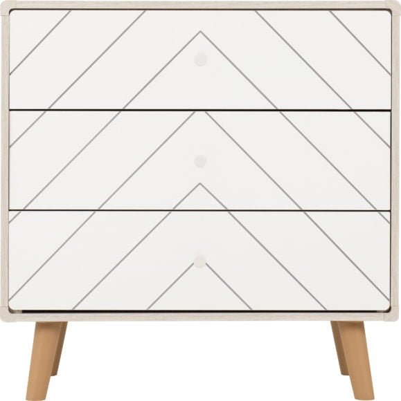 Dixie 3 Drawer Chest - Seconique