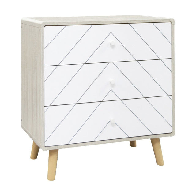 Dixie 3 Drawer Chest - Seconique