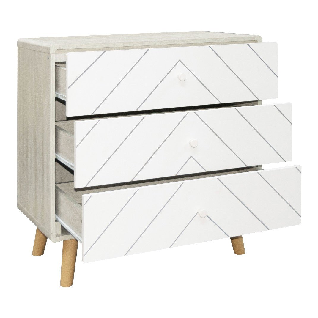 Dixie 3 Drawer Chest - Seconique