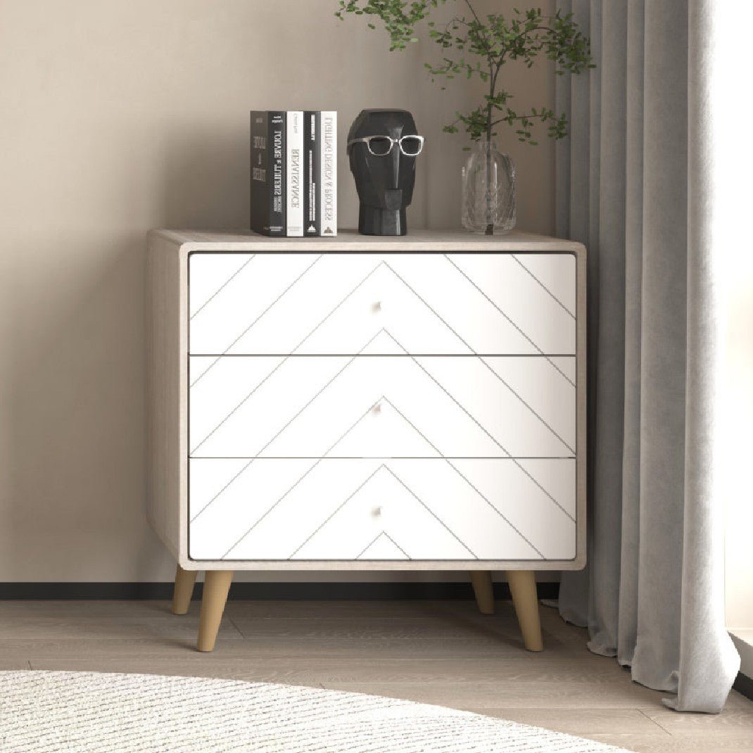 Dixie 3 Drawer Chest - Seconique