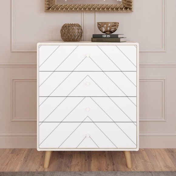 Dixie 4 Drawer Chest - Seconique
