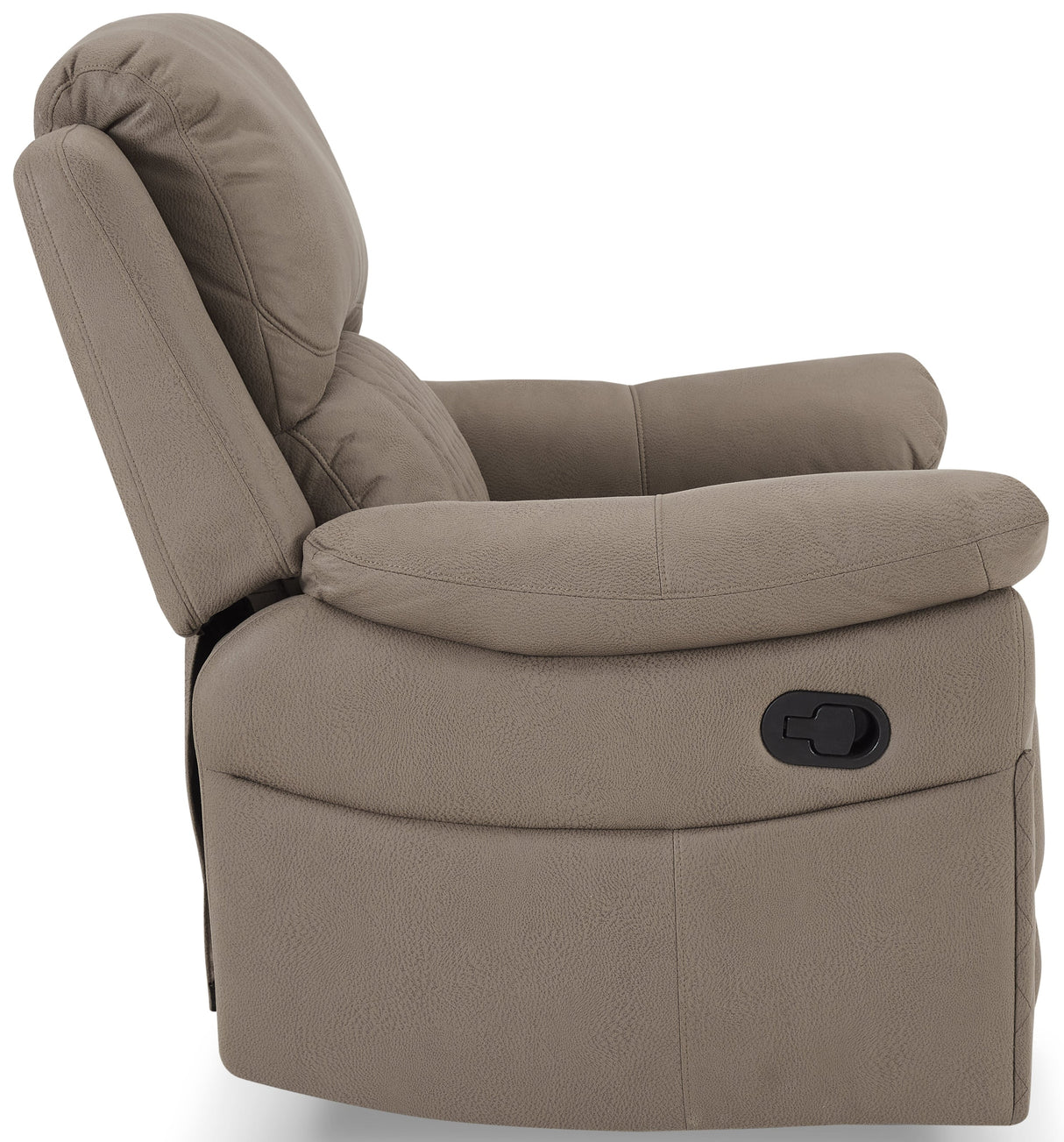 Doran Air Leather Console Manual Recliner 3 Seater Sofa - TGC