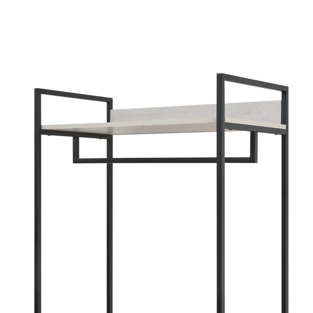 Alva Open Wardrobe Clothes Rail with 2 Drawers & 4 Shelves Set