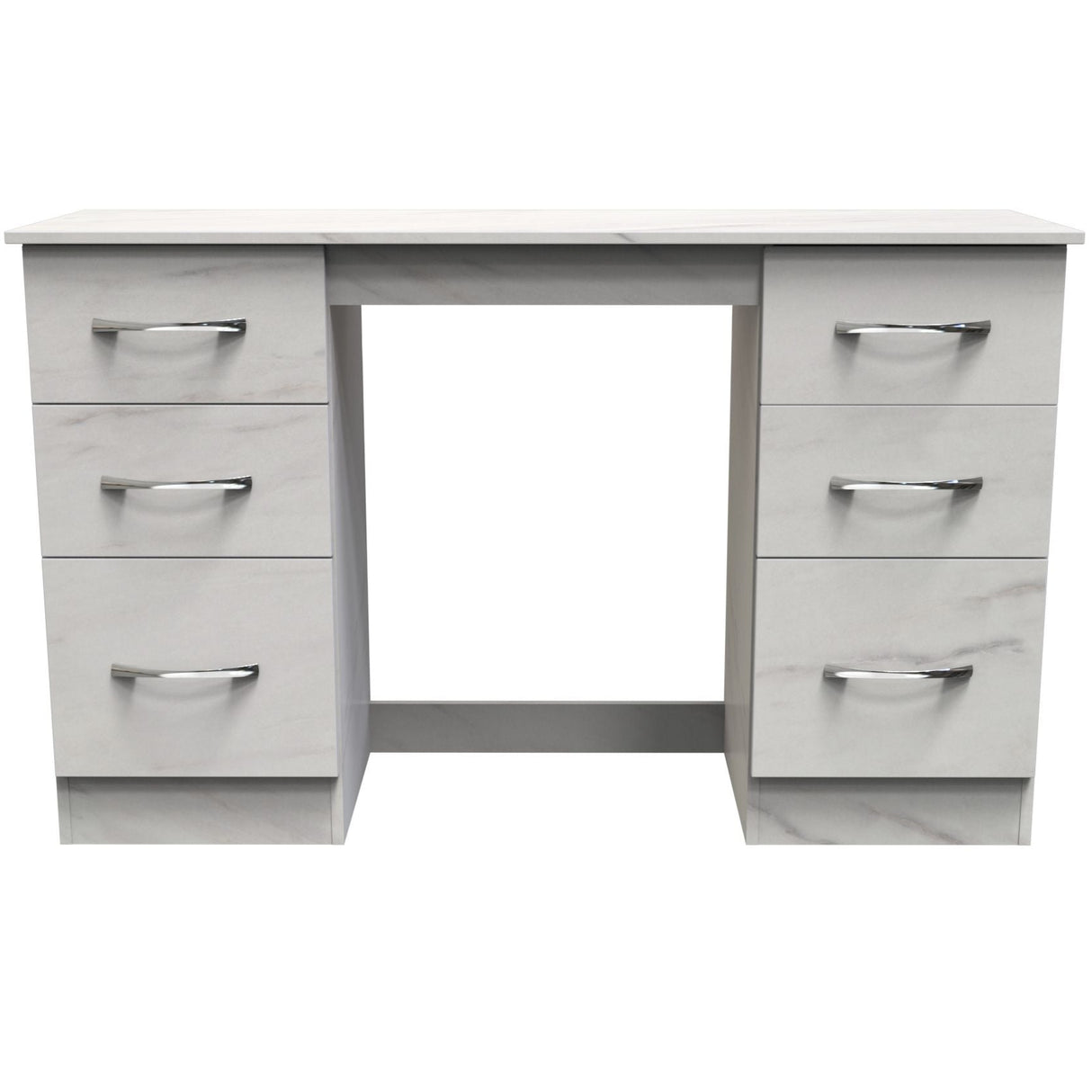 Avon 6 Drawer Double Pedestal Dressing Table