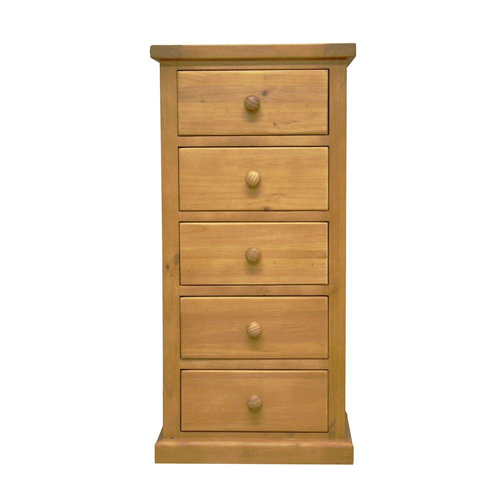 Verde 5 Drawer Tallboy Chest of Drawers