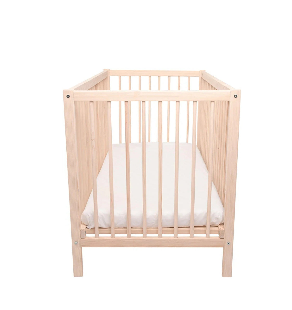 Ella Wooden Cot 120 x 60cm with Adjustable Levels - Swish Furniture