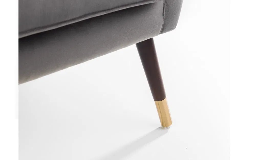 Elliot Velvet Arm Chair - Julian Bowen