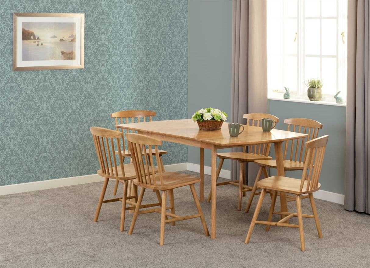 Emery Extending Dining Set (6 Chairs) - Seconique