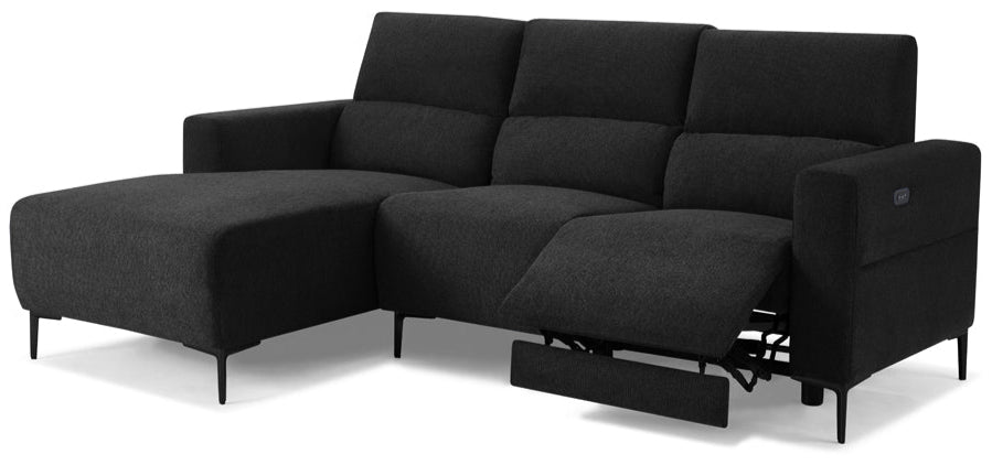 Emma 3 Seater Left Hand Chaise Recliner Sofa - TGC