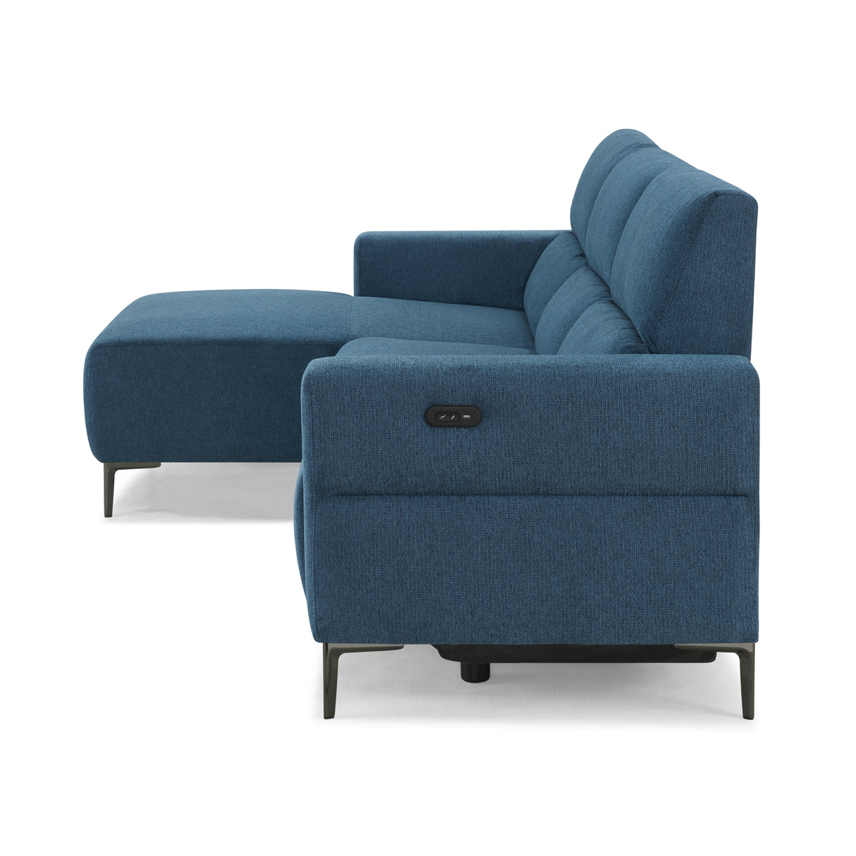 Emma 3 Seater Left Hand Chaise Recliner Sofa - TGC