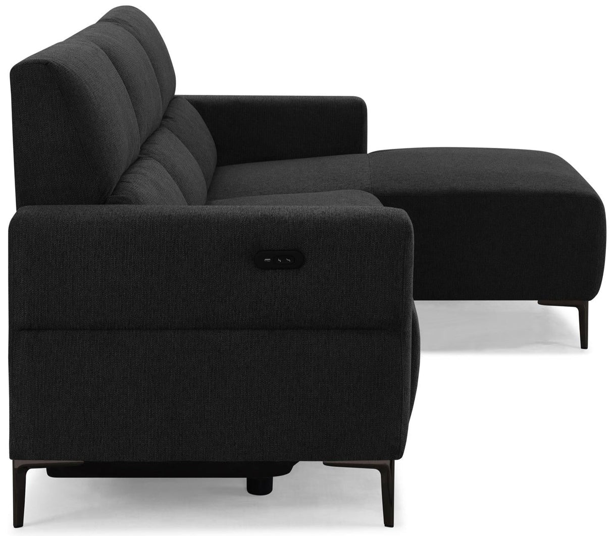Emma 3 Seater Right Hand Chaise Recliner Sofa - TGC