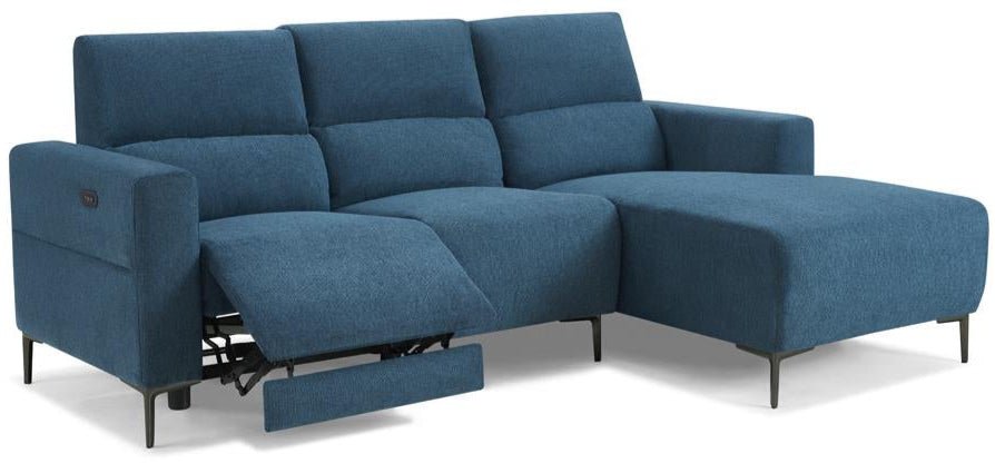 Emma 3 Seater Right Hand Chaise Recliner Sofa - TGC