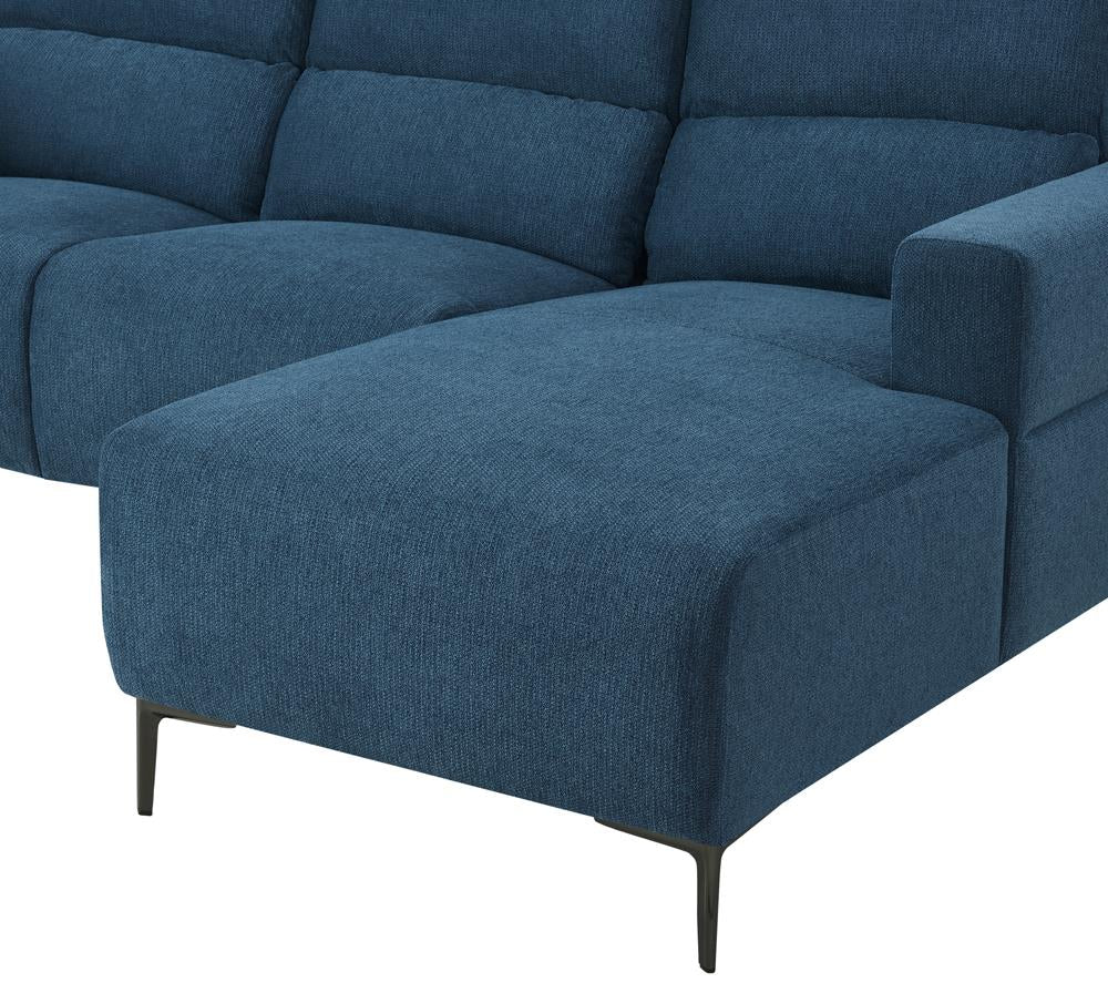 Emma 3 Seater Right Hand Chaise Recliner Sofa - TGC