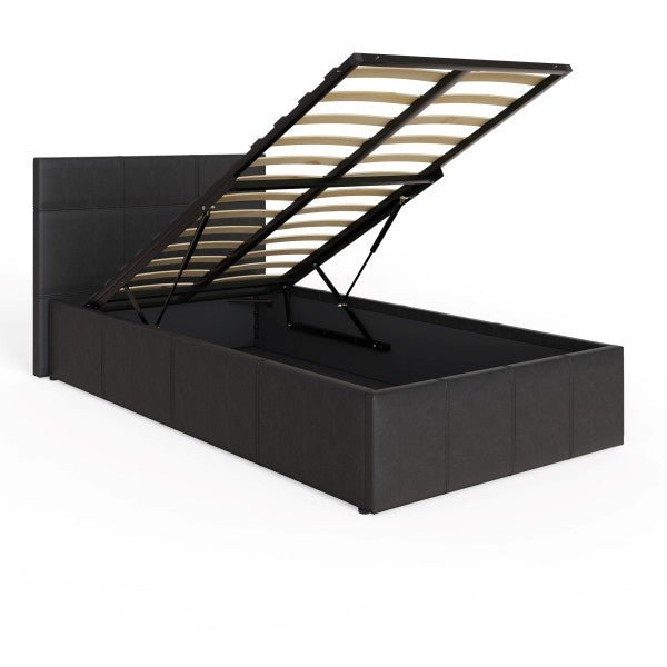 End Lift Ottoman Bed Faux Leather - GFW