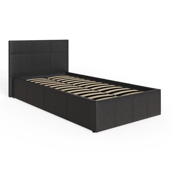 End Lift Ottoman Bed Faux Leather - GFW