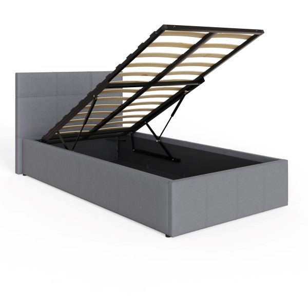 End Lift Ottoman Bed Faux Leather - GFW