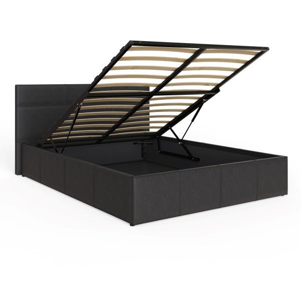 End Lift Ottoman Bed Faux Leather - GFW