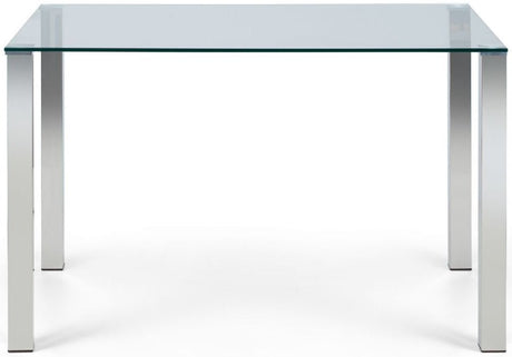 Enzo Glass Dining Table - Julian Bowen