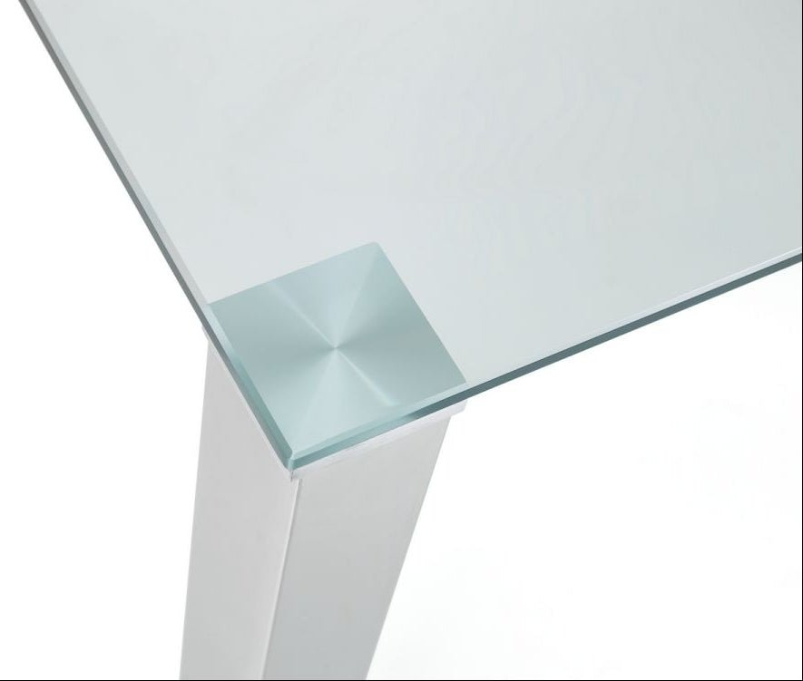 Enzo Glass Dining Table - Julian Bowen