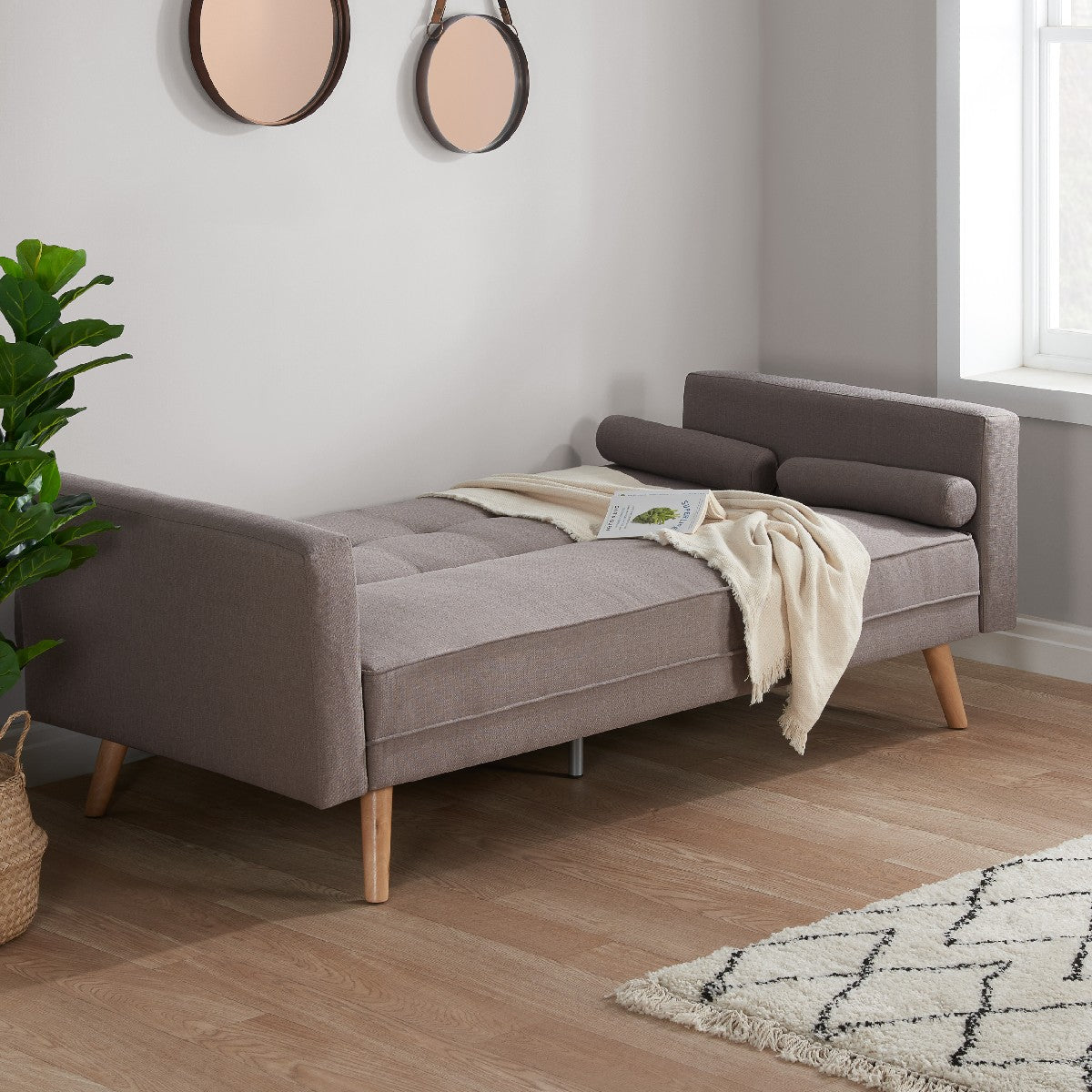 Ethan Fabric Sofa Bed - Birlea