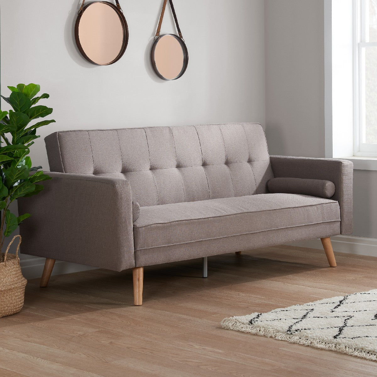 Ethan Fabric Sofa Bed - Birlea