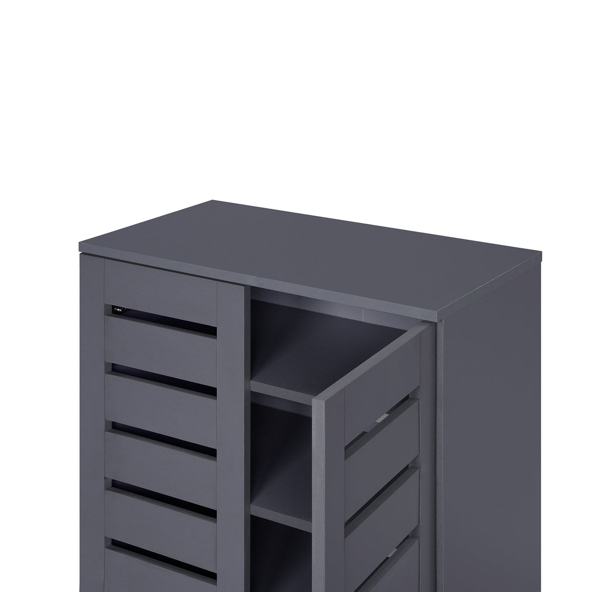 Euston Modern 2 Door Shoe Storage Cabinet - Swish Furniture
