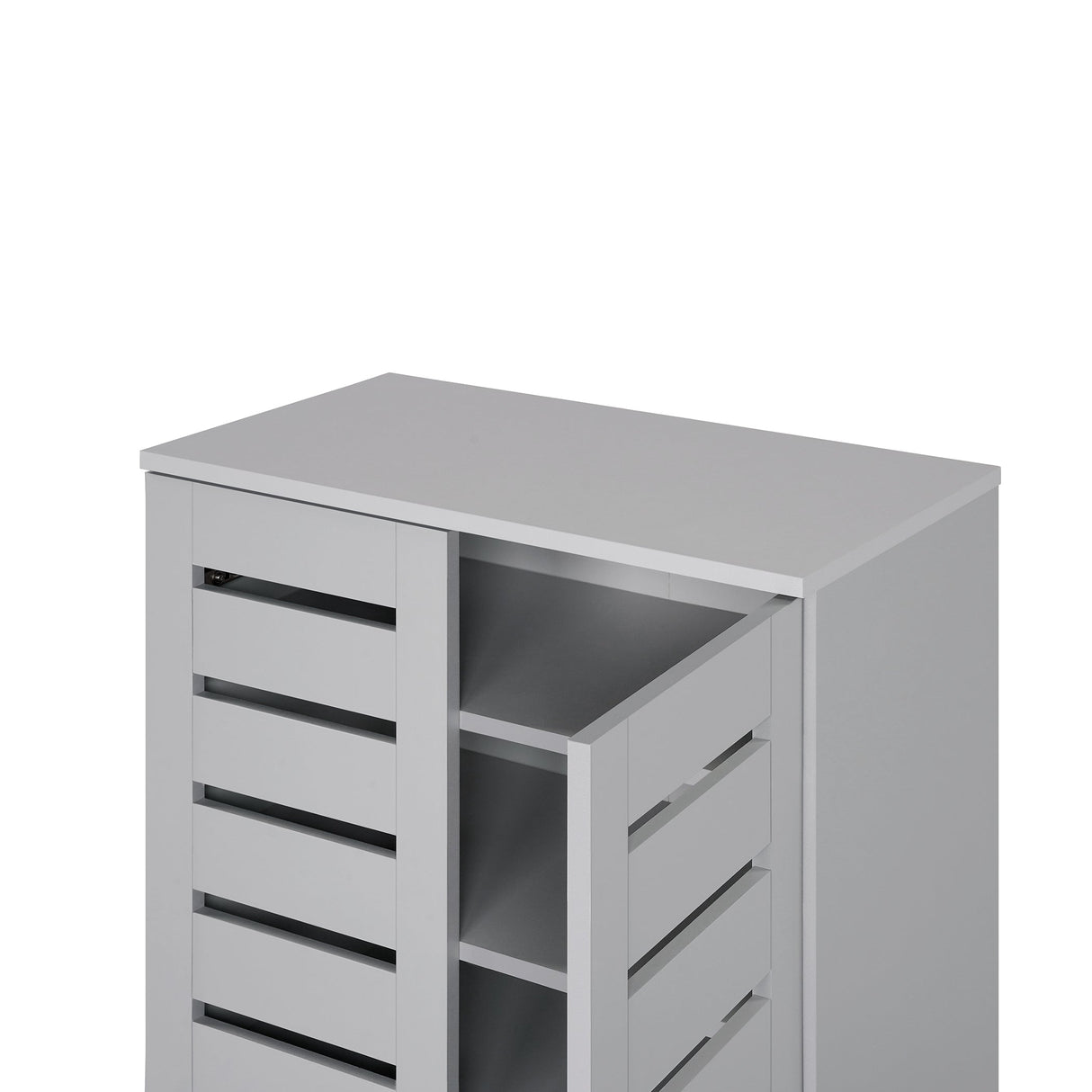 Euston Modern 2 Door Shoe Storage Cabinet - Swish Furniture