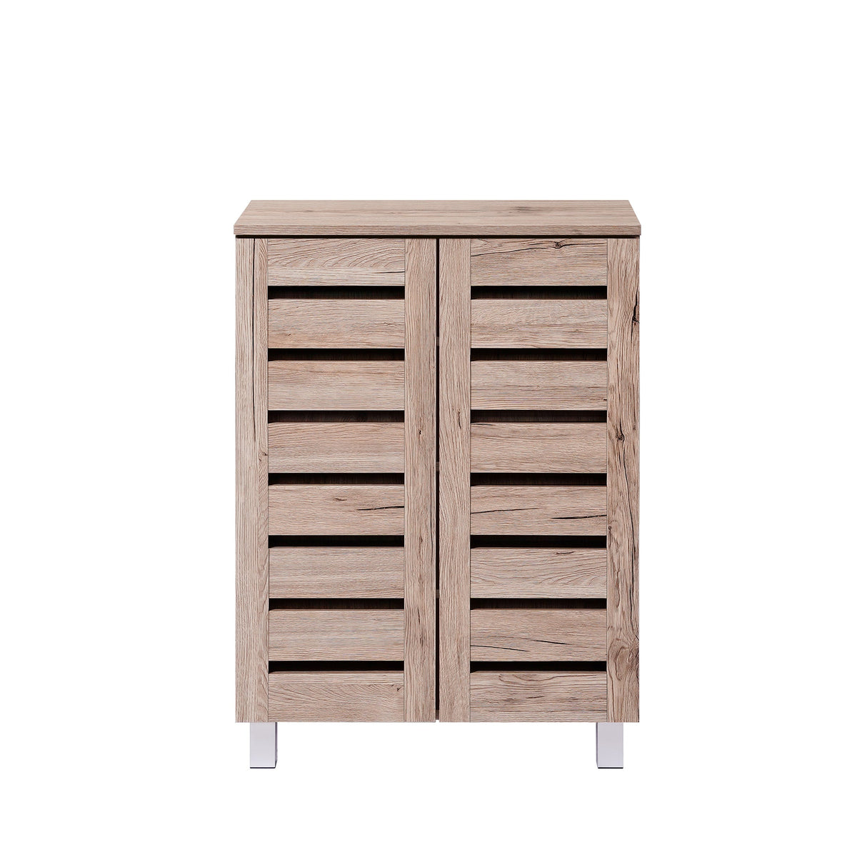 Euston Modern 2 Door Shoe Storage Cabinet - Swish Furniture