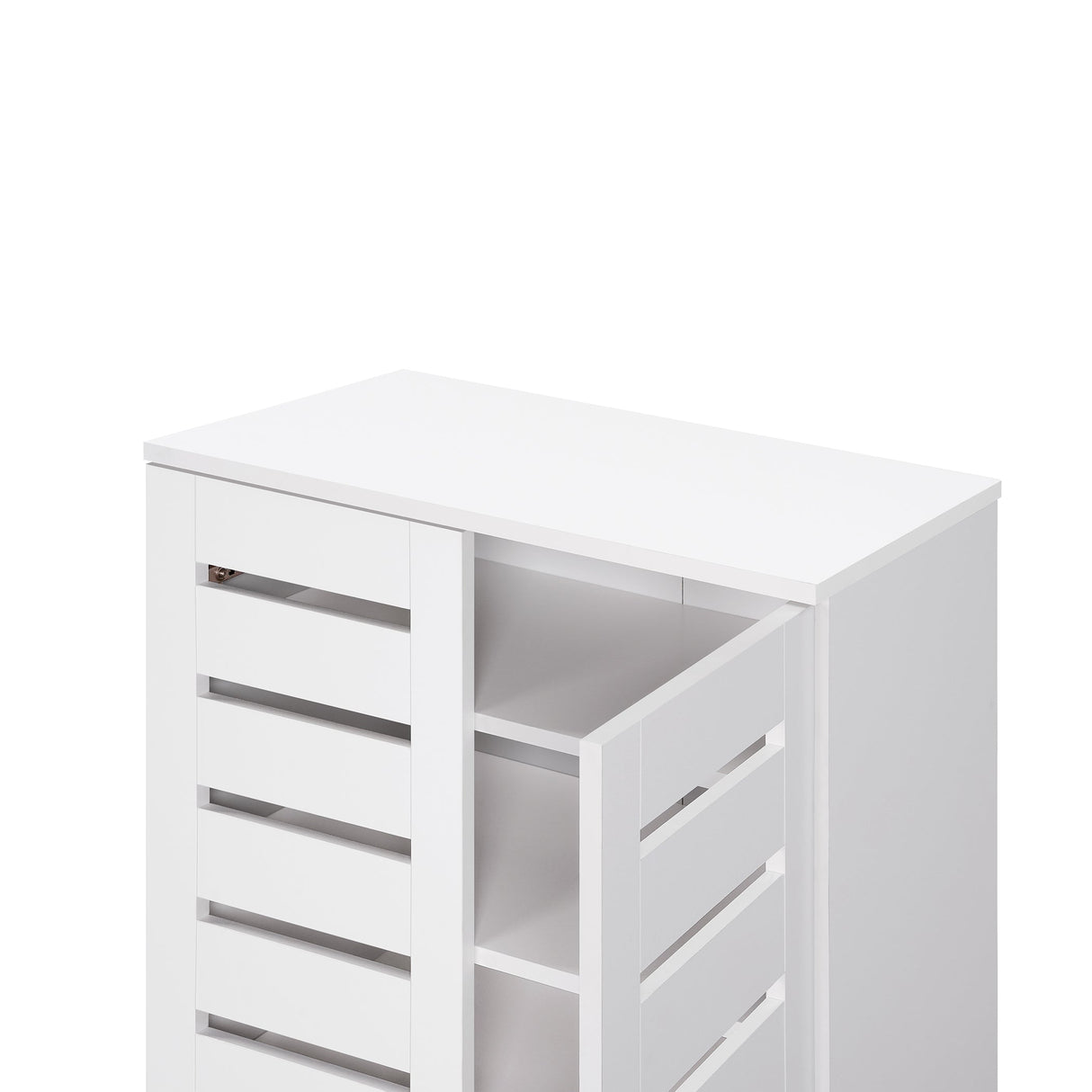 Euston Modern 2 Door Shoe Storage Cabinet - Swish Furniture
