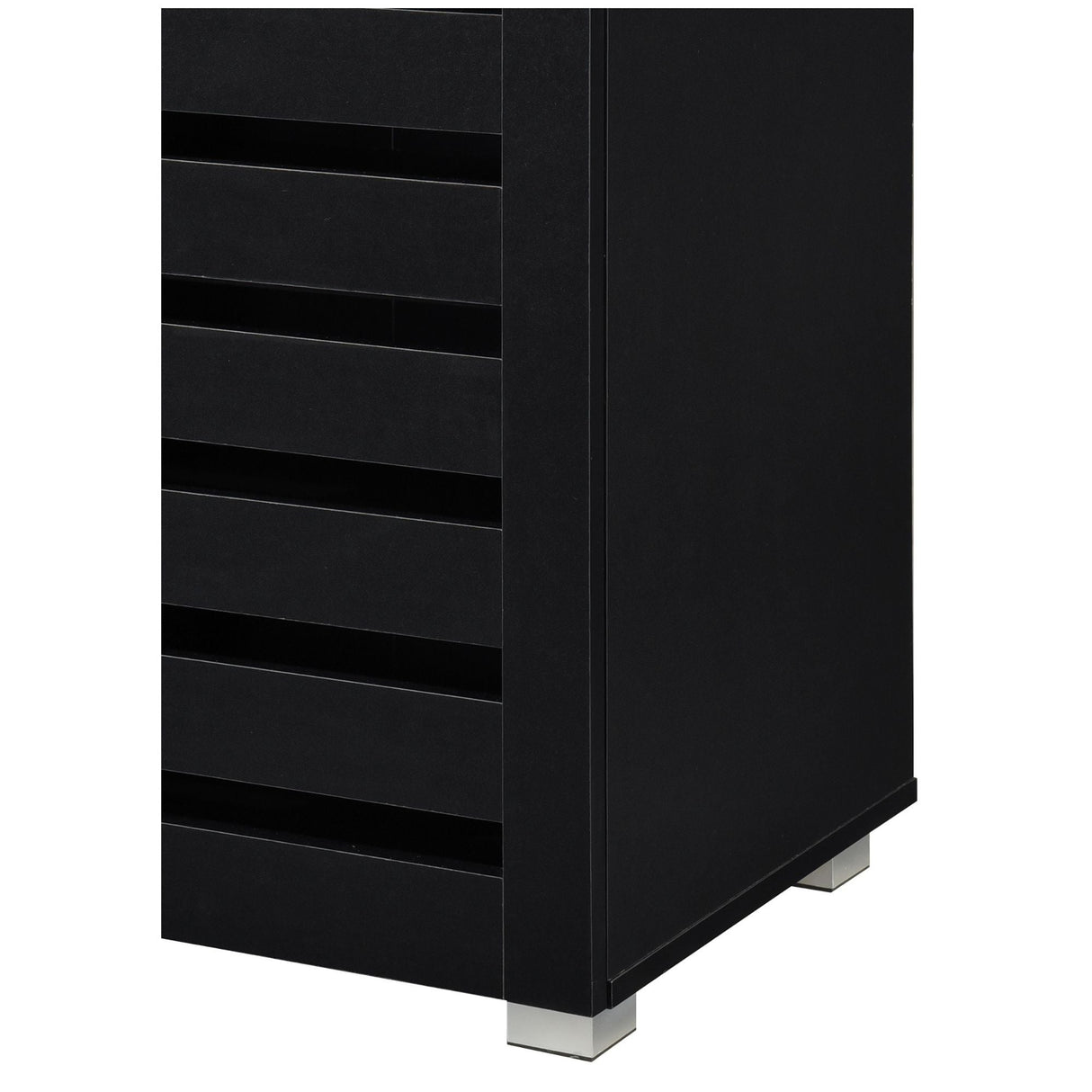 Euston Modern 3 Door Shoe Storage Cabinet - Swish Furniture