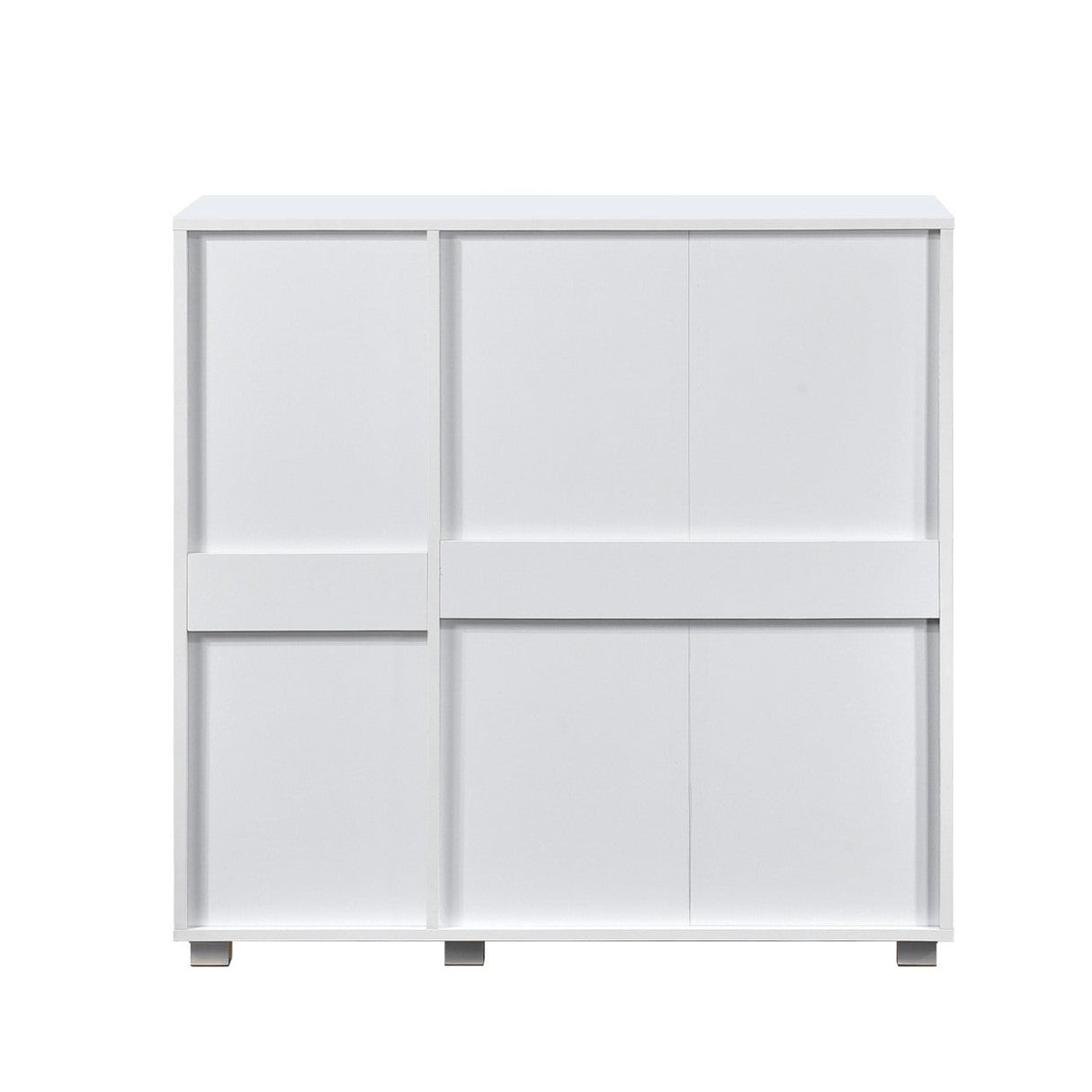 Euston Modern 3 Door Shoe Storage Cabinet - Swish Furniture