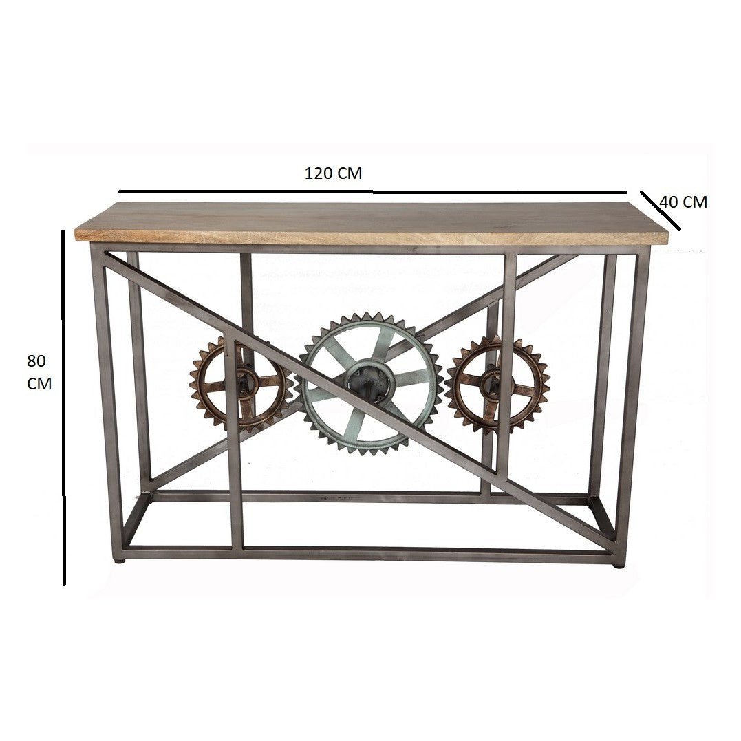 Evoke Industrial Console Table - Indian Hub