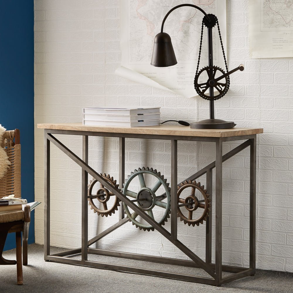 Evoke Industrial Console Table - Indian Hub