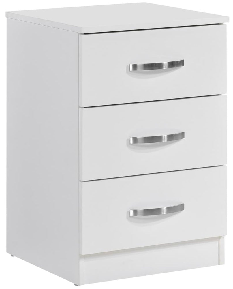 Paddington 3 Drawer Bedside Table
