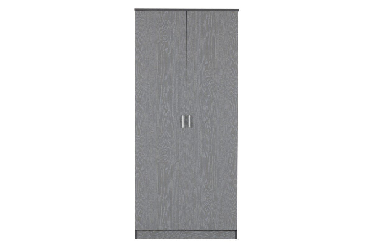Felix 2 Door Double Wardrobe - Seconique