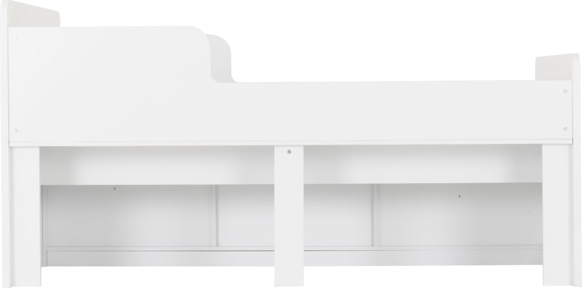 Felix 3ft Low Sleeper Bed with Storage & Ladder - Seconique