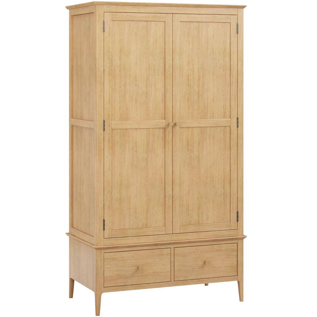 Huron 2 Door 2 Drawer Double Wardrobe