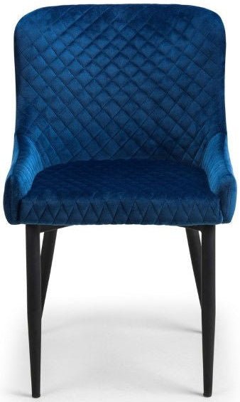 Findlay Square Dining Table & 4 Luxe Dining Chairs - Julian Bowen